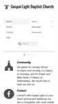 Mobile Screenshot of gospellight.ca